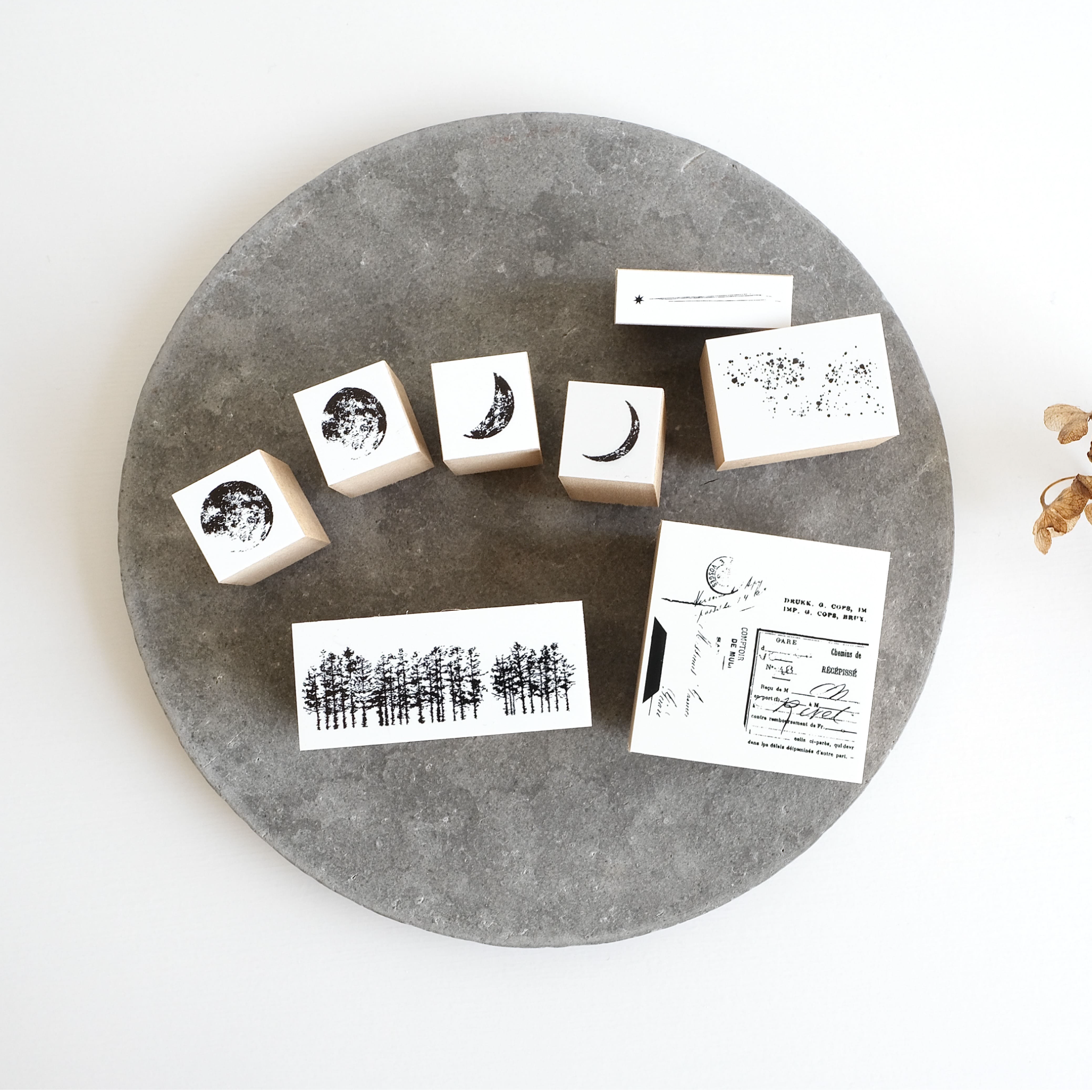 Yohaku Rubber Wood Stamp Collection S-123 Vol. 18