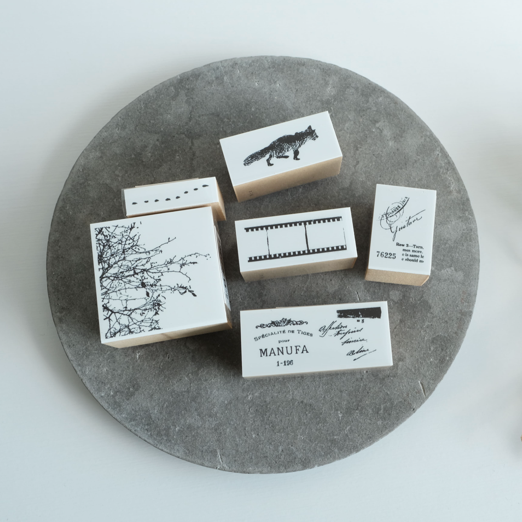 Yohaku Rubber Wood Stamp Collection S-130 Vol. 19