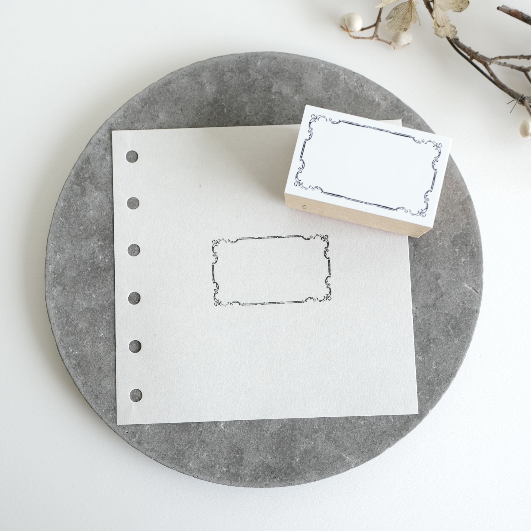 Yohaku Rubber Wood Stamp S-107