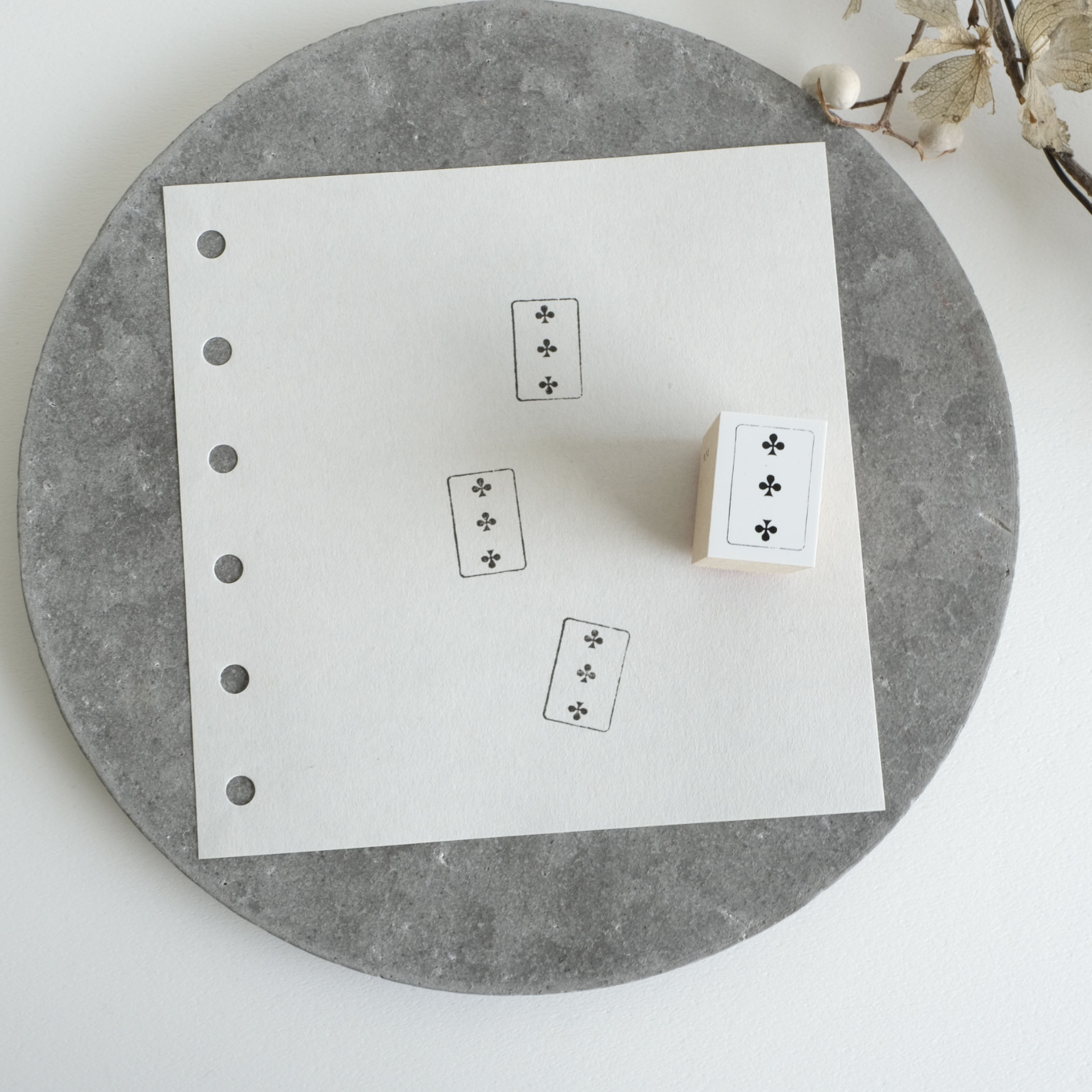 Yohaku Rubber Wood Stamp S-111