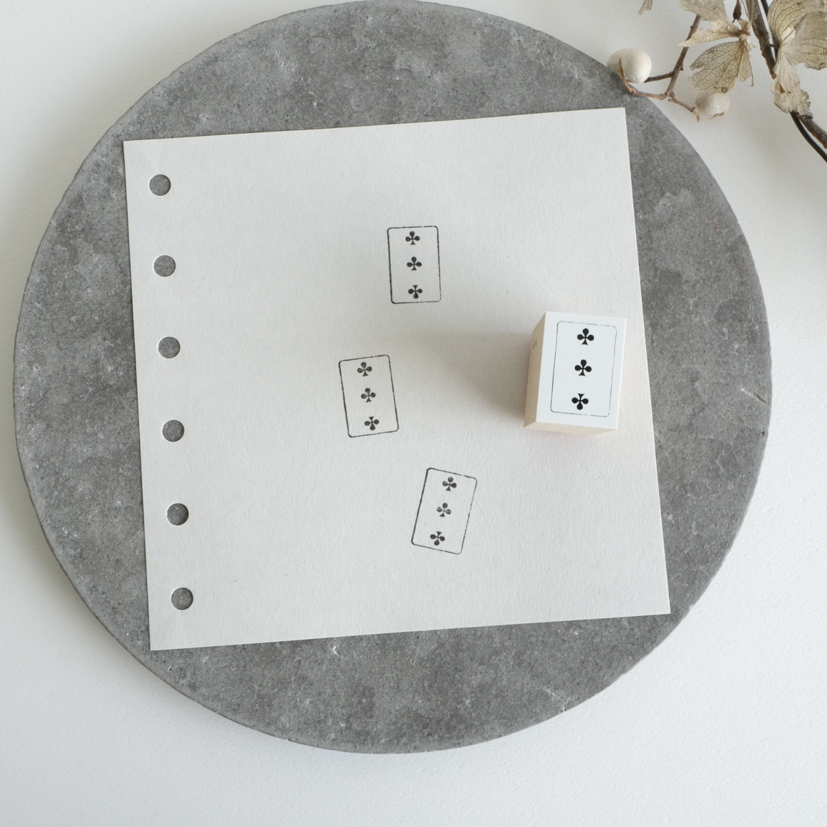 Yohaku Rubber Wood Stamp S-111