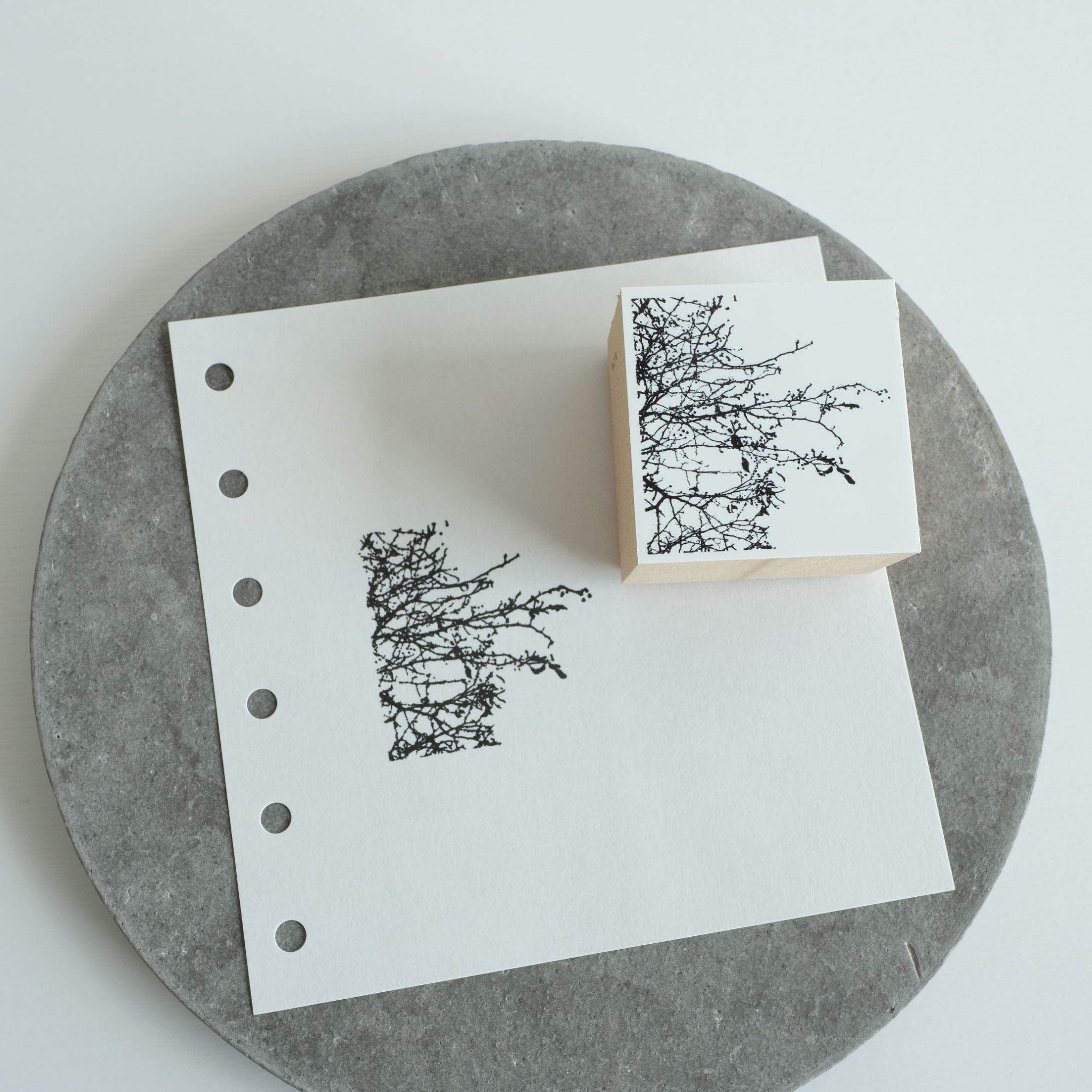 Yohaku Rubber Wood Stamp S-124