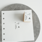 Yohaku Rubber Wood Stamp S-135