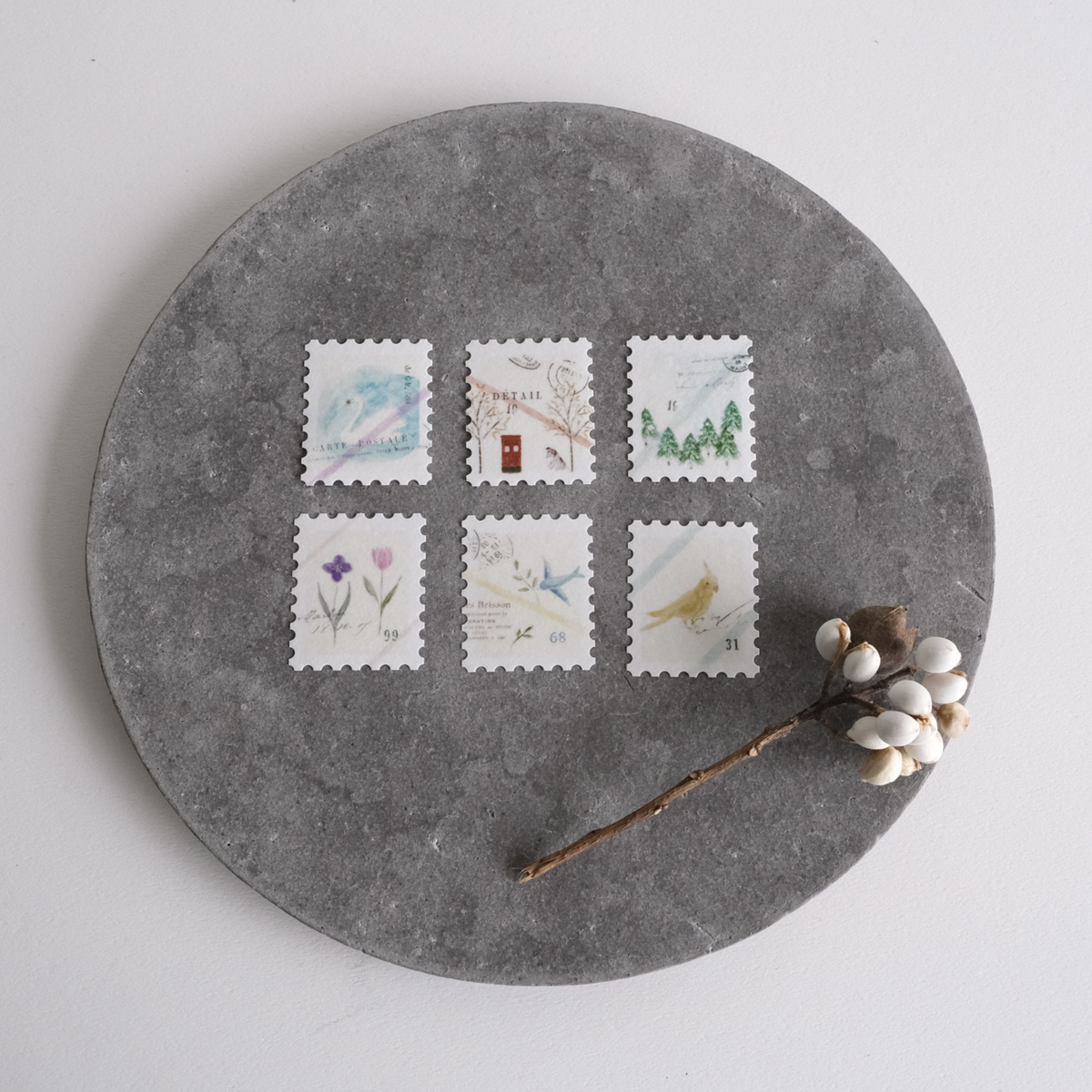 Yohaku Sticker Flakes F-017