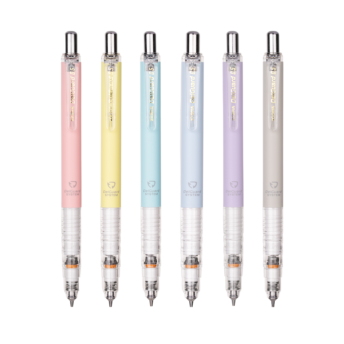 Zebra Delguard Mechanical Pencil 0.5mm Soft Pastel LTD