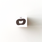 ranmyu Rubber Stamp Apple Bear