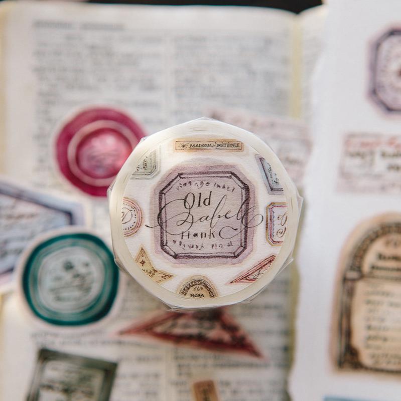 OURS Studio Washi Tape Old Labels