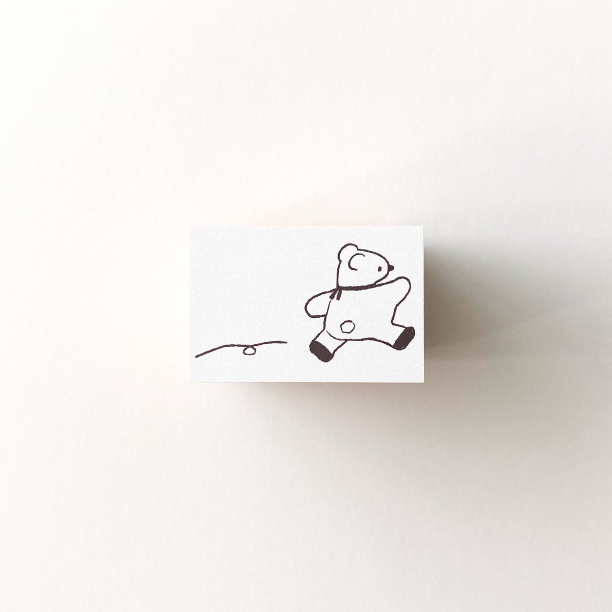 ranmyu Rubber Stamp Let's Go Bear