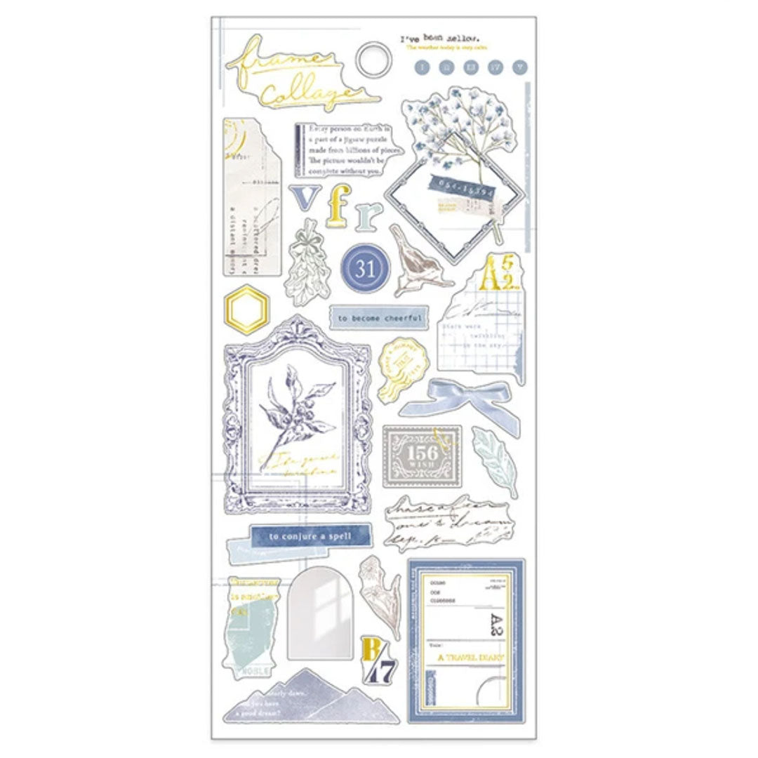 Mind Wave Stickers Blue