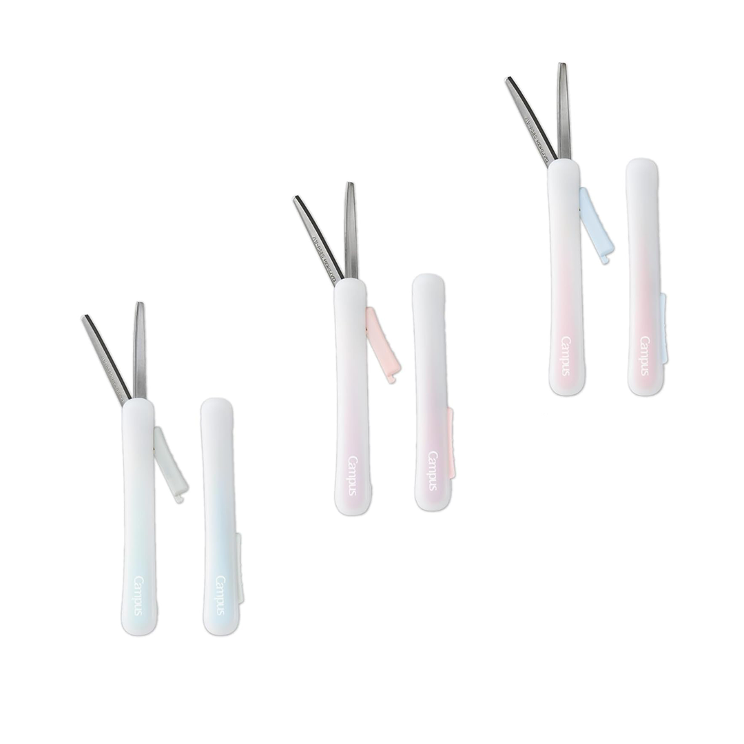 KOKUYO Campus Portable Scissors Positive & Relaxing Limited Edition