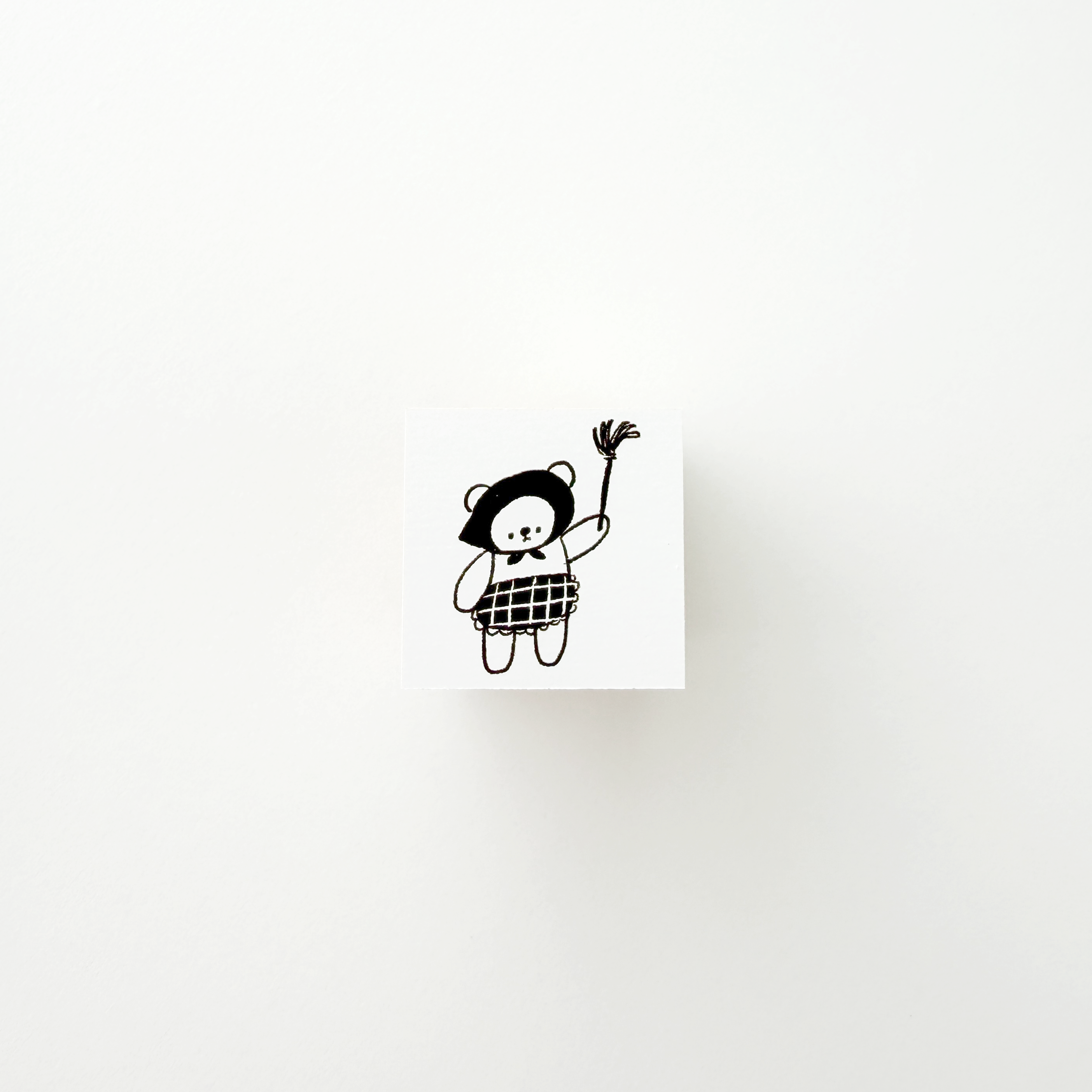 ranmyu Rubber Stamp Cleaning Bear