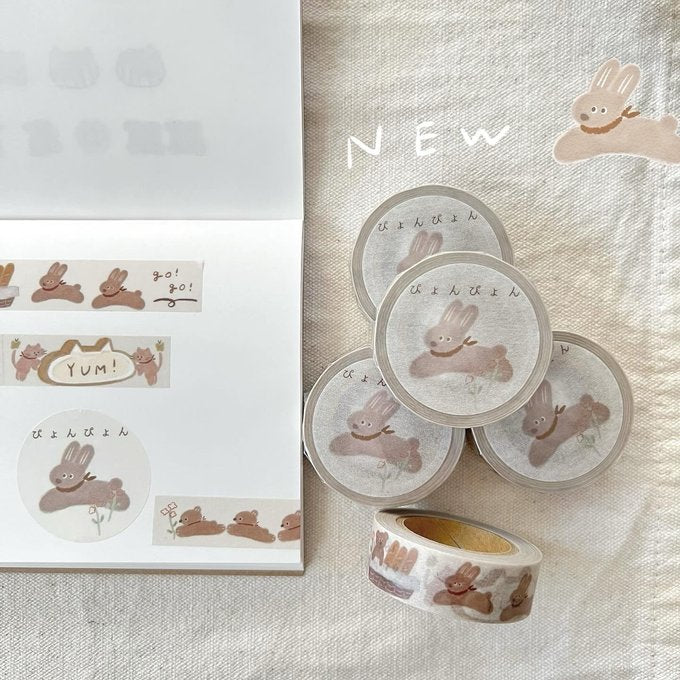 ranmyu Washi Tape Hop-Hop-Hop