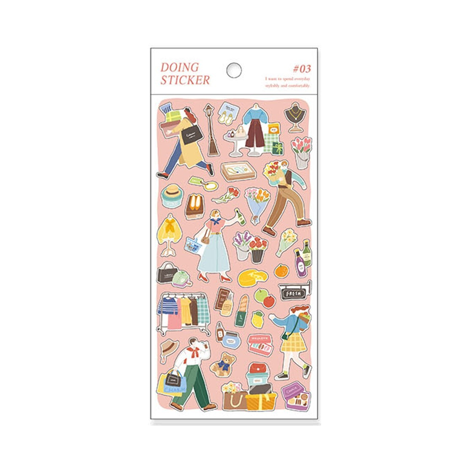 Mind Wave Stickers Doing Sticker #03 Shopping