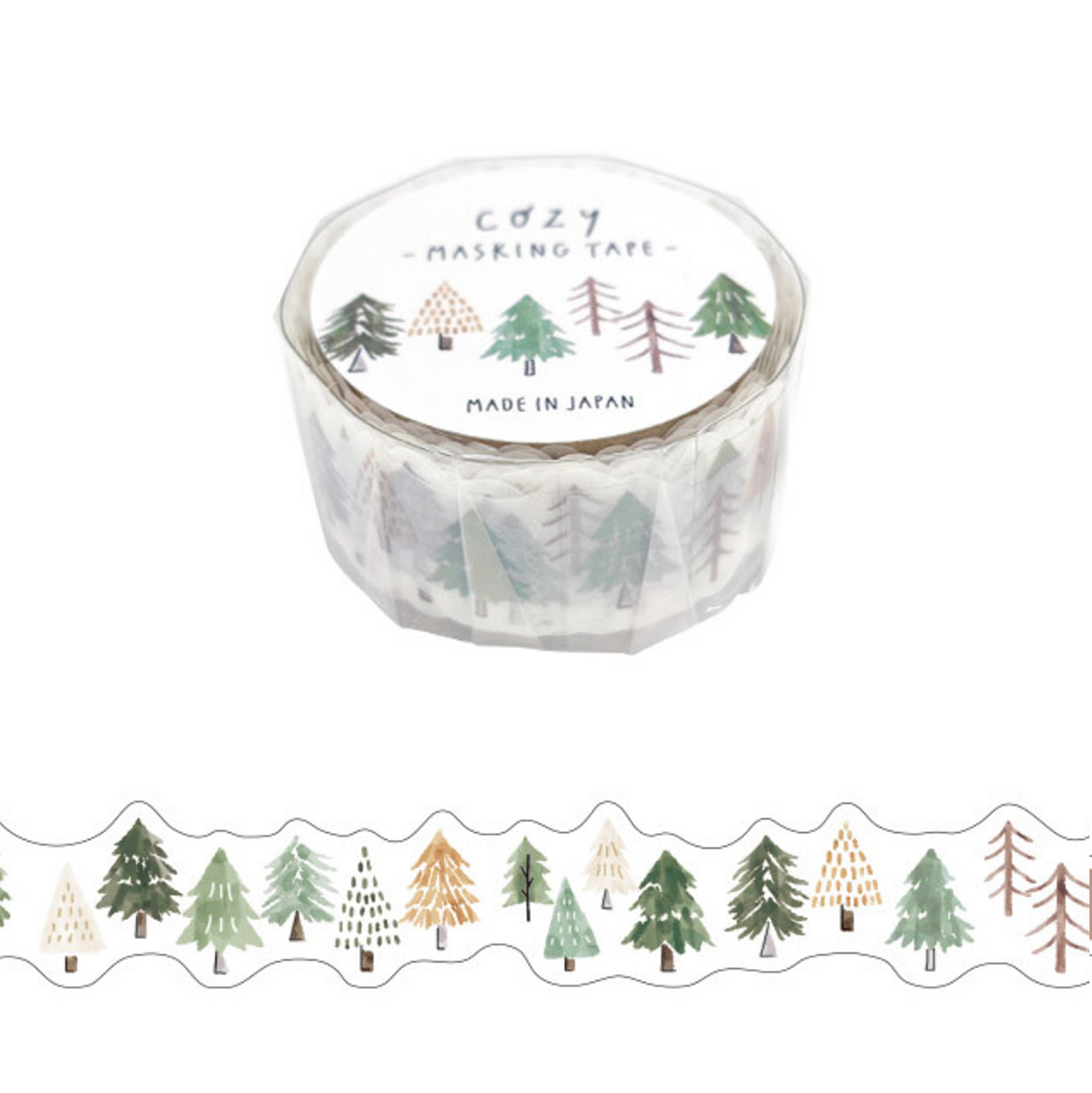 Mind Wave Diecut Washi Tape | Forest - Simple Paper 