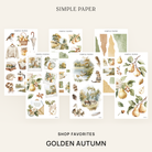 Bundle of sticker sheets with ducks, feathers, pear branches, and torn paper texture on a white background