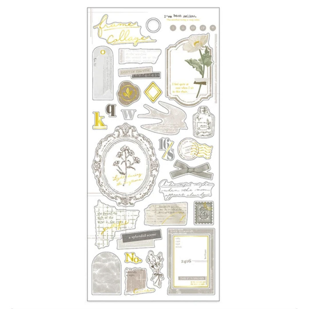 Mind Wave Stickers Gray