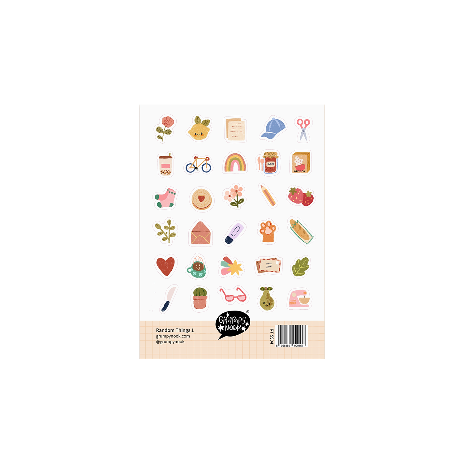 Grumpy Nook Stickers Random Things 1