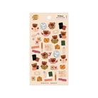 Grumpy Nook Deco Sticker Sheet TN Bear