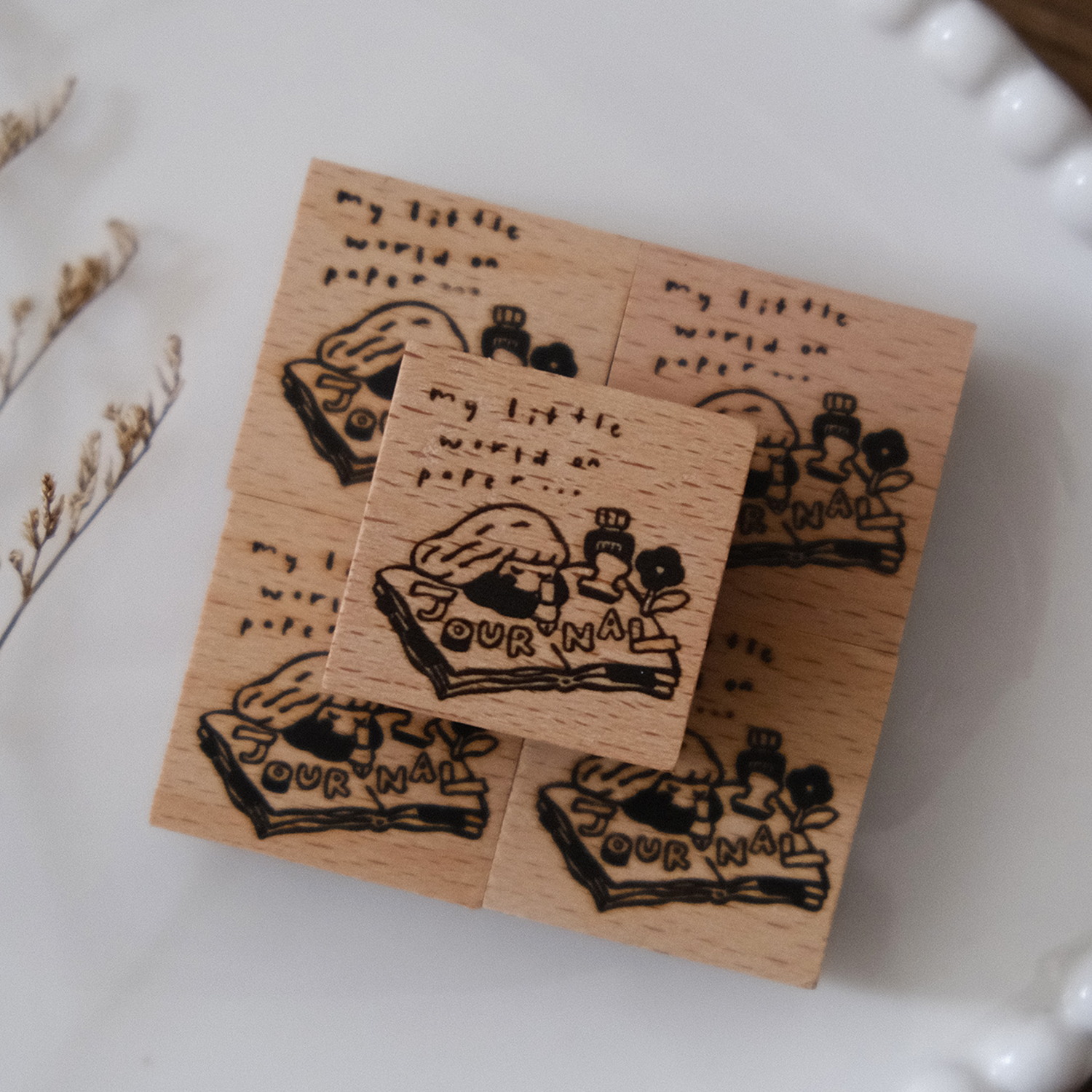 Eileen Tai Rubber Stamp Journaling Girl