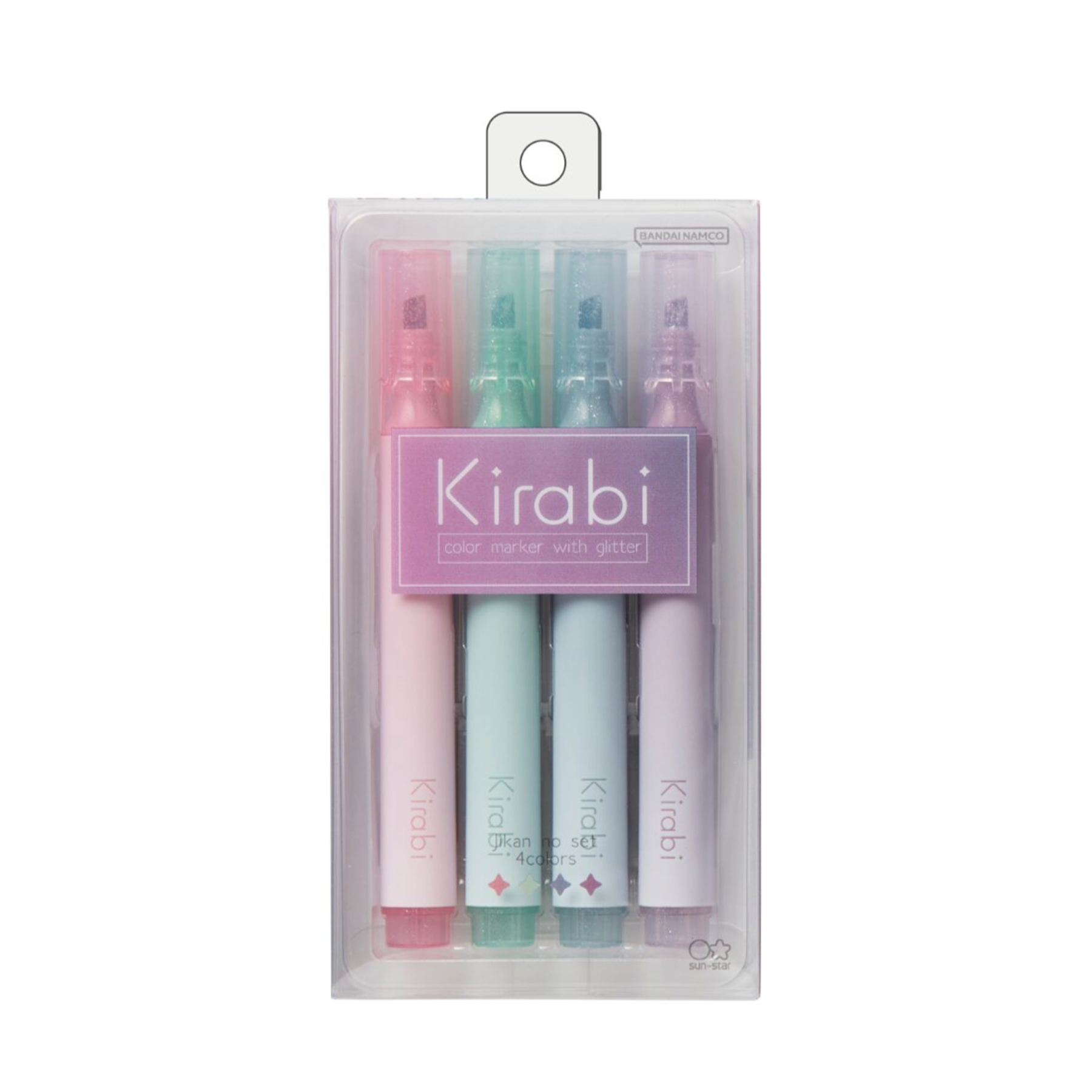 Sun-Star Kirabi Glitter Markers Time Set