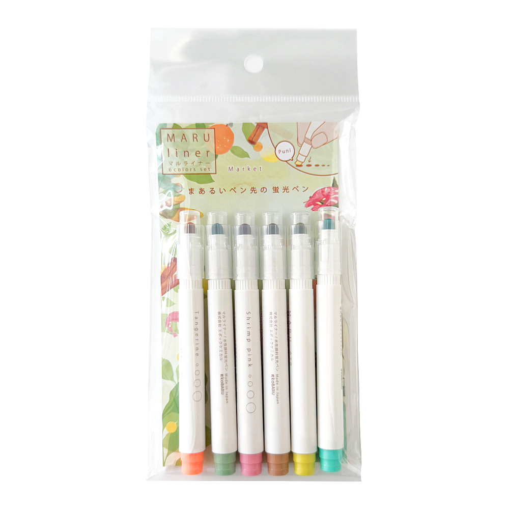 Epoch Kobaru Maru Dot Liners 6 Pack 026- 031 New Colors