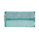 Kokuyo Mesh Pencil Case Slish Emerald Green
