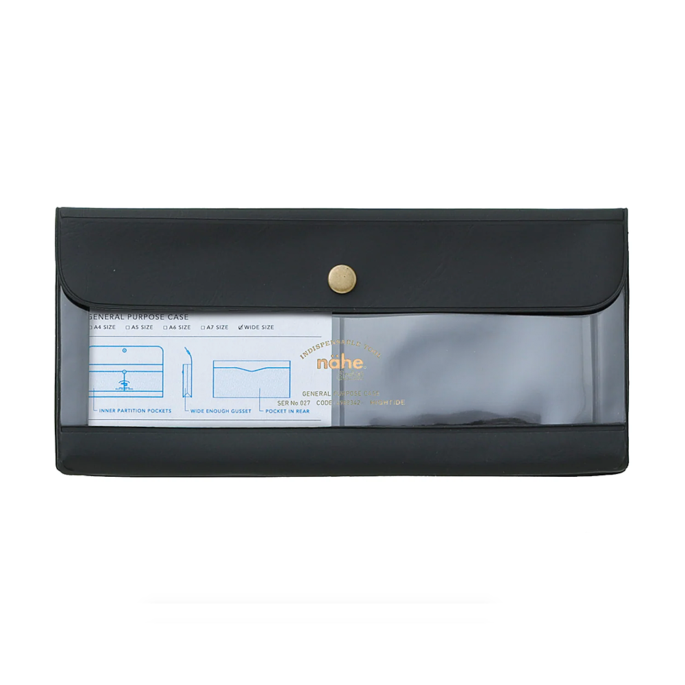 Hightide | Nahe General Purpose Case Wide | Black - Simple Paper 