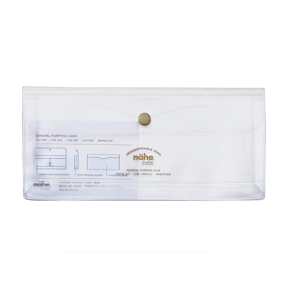 Hightide | Nahe General Purpose Case Wide | Clear - Simple Paper 