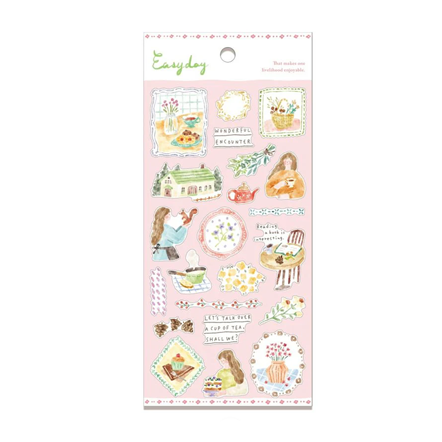 Mind Wave Easy Day Stickers Plants