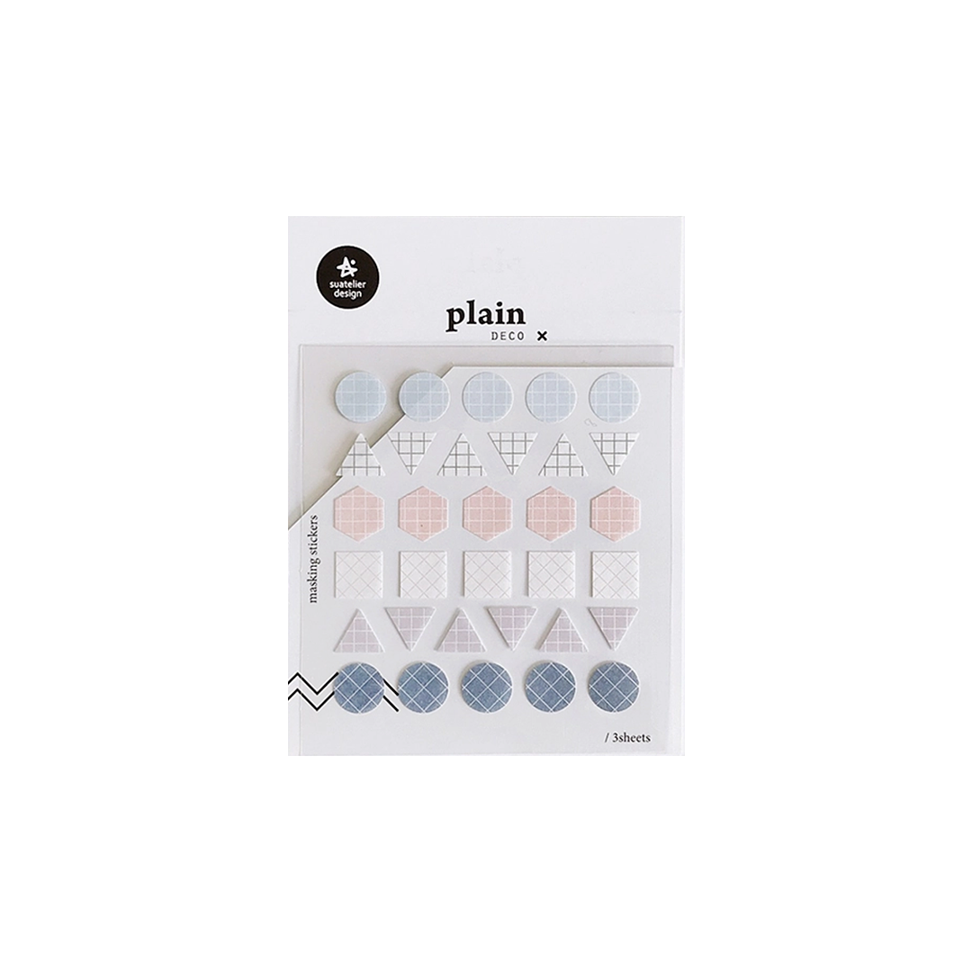 Suatelier Plain Series Stickers No. 07 1611
