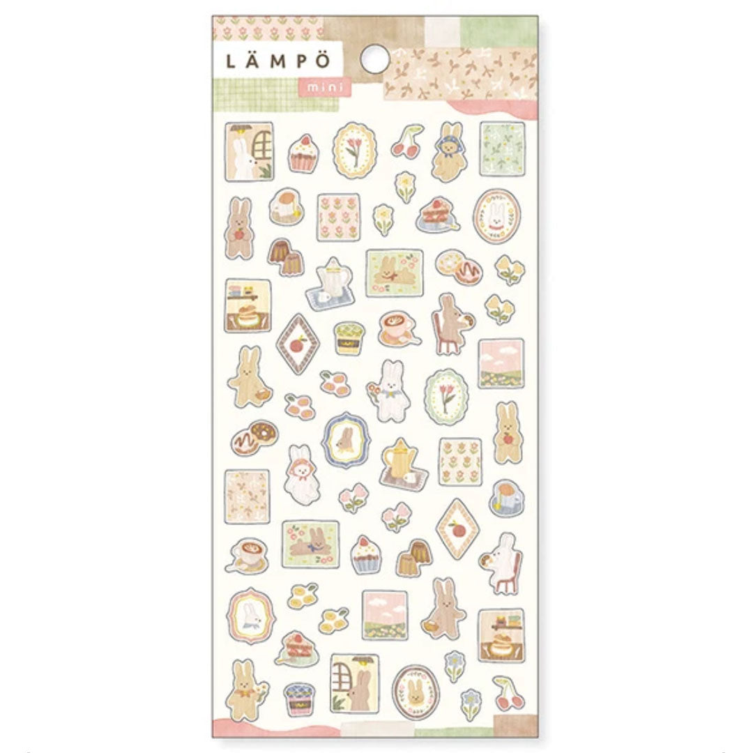 Mind Wave Lampo Mini Stickers Rabbit And Sunset