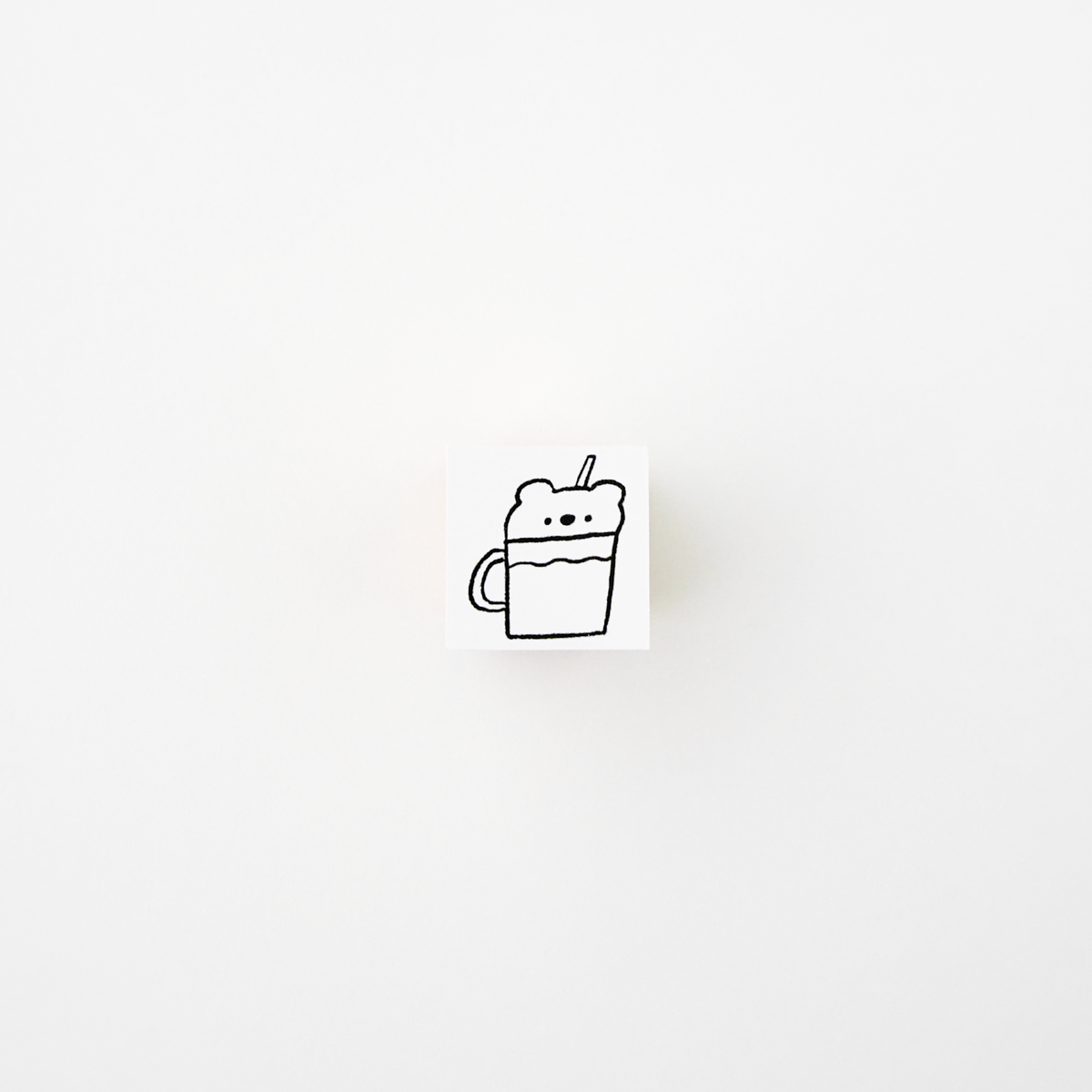 ranmyu Rubber Stamp Bear Mug