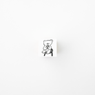 ranmyu Rubber Stamp Bear Taking A Break