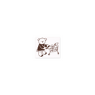 ranmyu Rubber Stamp Bear Shopping