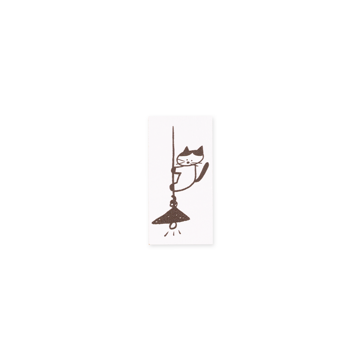 ranmyu Rubber Stamp Cat On Lamp