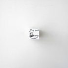 ranmyu Rubber Stamp Duck With Flower
