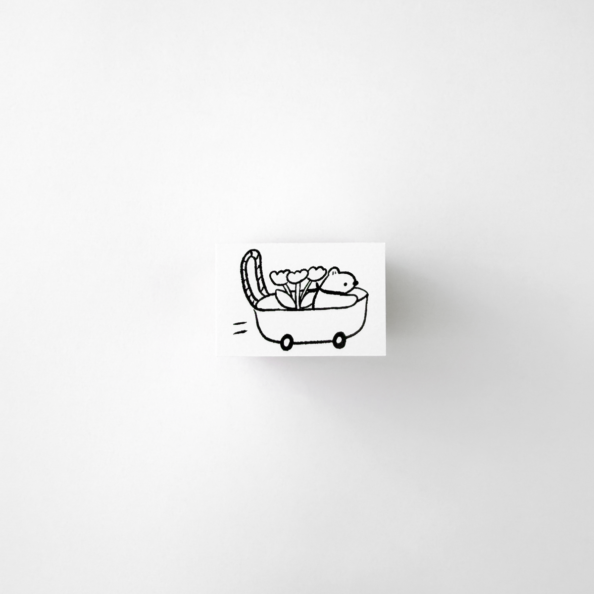 ranmyu Rubber Stamp Flower Delivery
