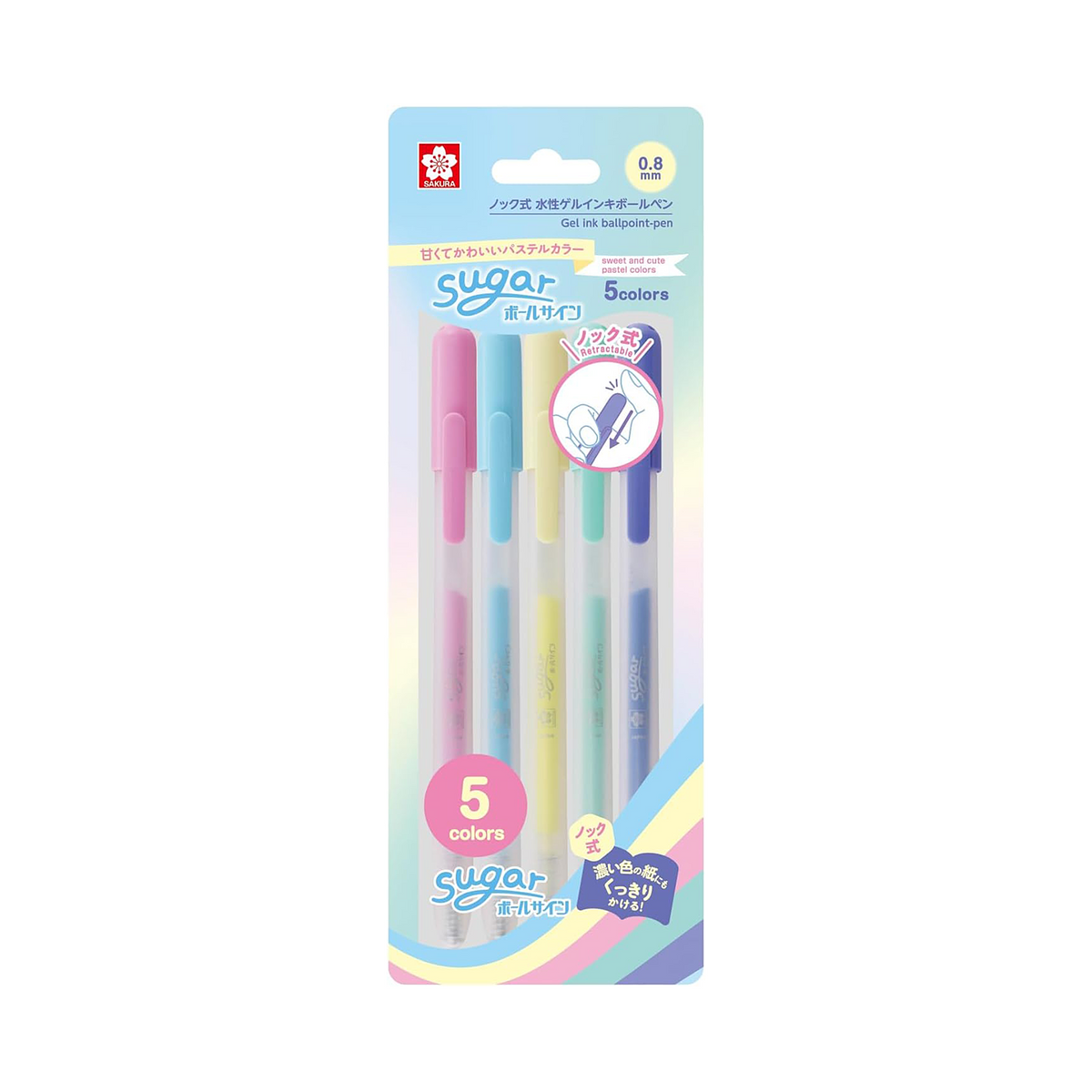 Sakura Ballsign Knock Gel Pen Sugar