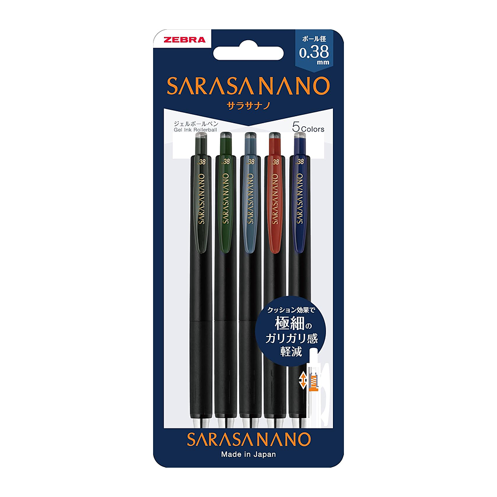Zebra Sarasa NANO Gel Pen Vintage