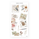 On My Desk Sheet J sticker sheet: instant photo frames, a cancelled postage stamp and sealed envelopes