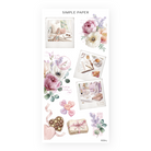 Romanticize Life Sheet J sticker sheet: instant photo frames with candy hearts, chocolates and love letters