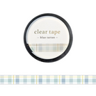 Mind Wave Clear Tape | 7mm | Blue Tartan - Simple Paper 