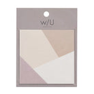 Nakabayashi W/U Series Square Sticky Notes - Simple Paper 